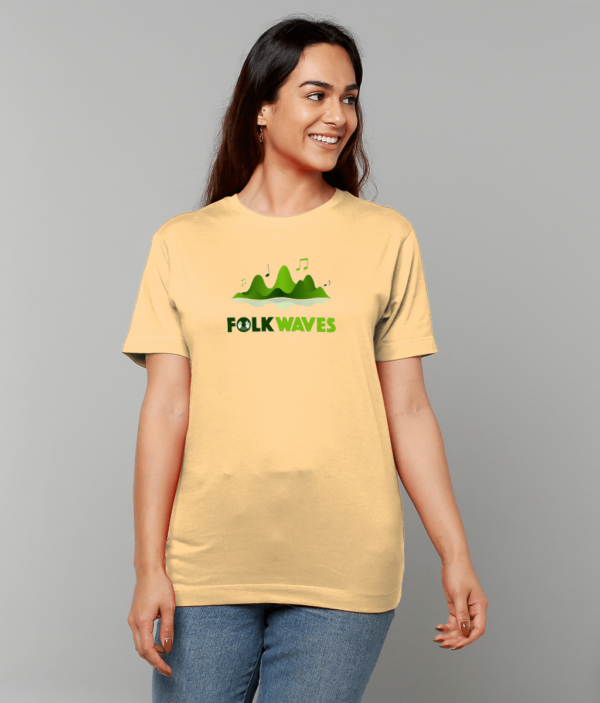 FolkWaves T-Shirt Green Logo