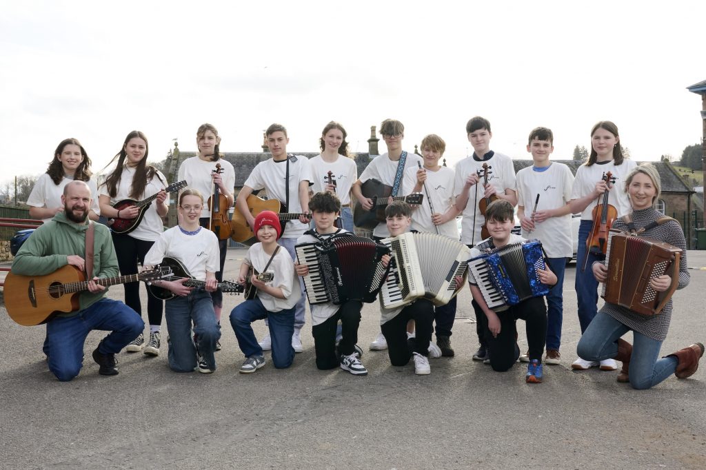young people with instruments