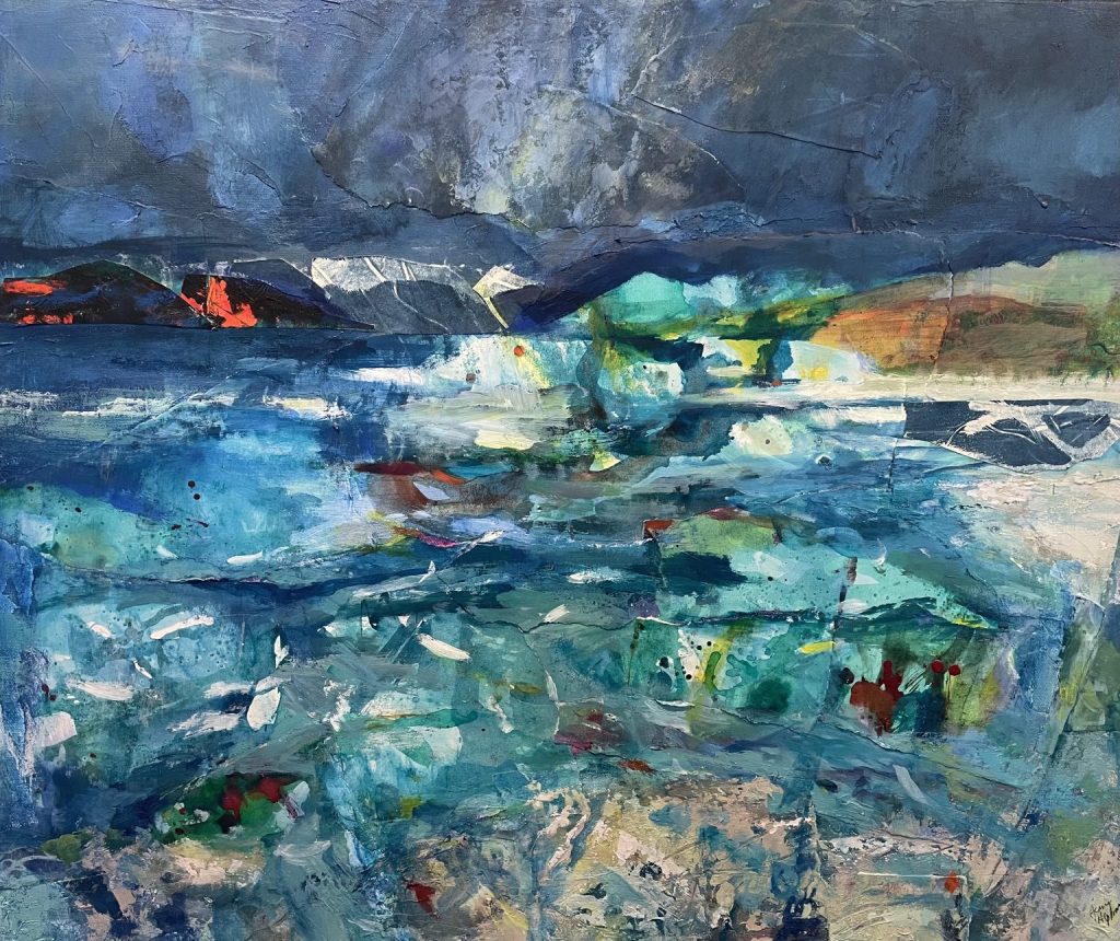 Looking for Luskentyre/A’ lorg Losgaintir (mixed media)
Jenny Hepburn (Art Society of Inverness)